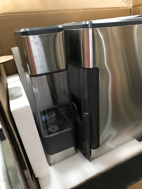 Photo 2 of GE Profile Opal | Countertop Nugget Ice Maker with Side Tank | Portable Ice Machine Makes up to 24 lbs. of Ice Per Day | Stainless Steel Finish
