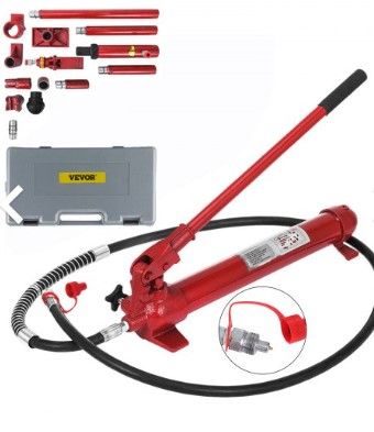 Photo 1 of 10T Porta Power Hydraulic Jack Body Frame Repair Kit Auto Shop Tool Lift Ram
