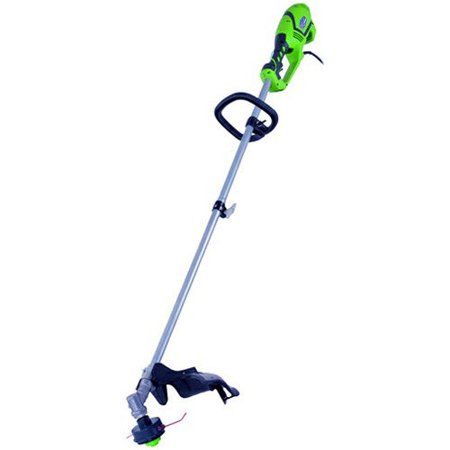 Photo 1 of "GreenWorks 21142 10A 18-Inch 10-Amp Electric Straight Shaft String Trimmer"
