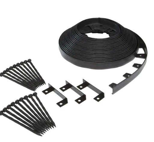 Photo 1 of . No-Dig Landscape Plastic Edging Kit (2)