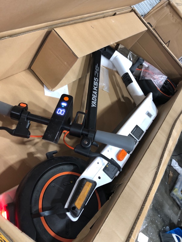 Photo 1 of YADEA Electric Scooter Adults KS5 Pro, 21.8 MPH 37.2 Miles, Dual Shock Absorption; KS5, 18.6 MPH 25 Miles, Front Suspension; KS3, 15.6 MPH 19 Miles; Foldable, Cruise Control, Energy Recovery, Smart BMS
