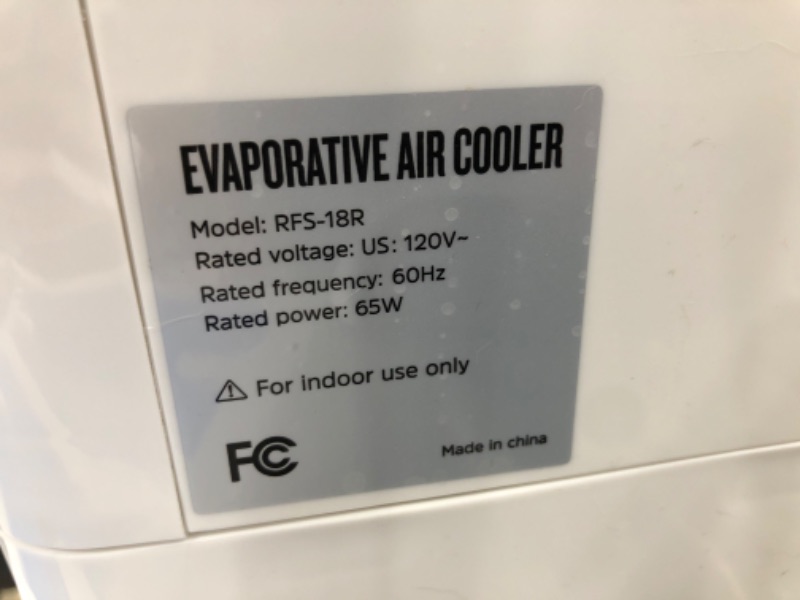 Photo 5 of Domumdo RFS-18R 4 in 1 Evaporative Air Cooler 65W w Remote
