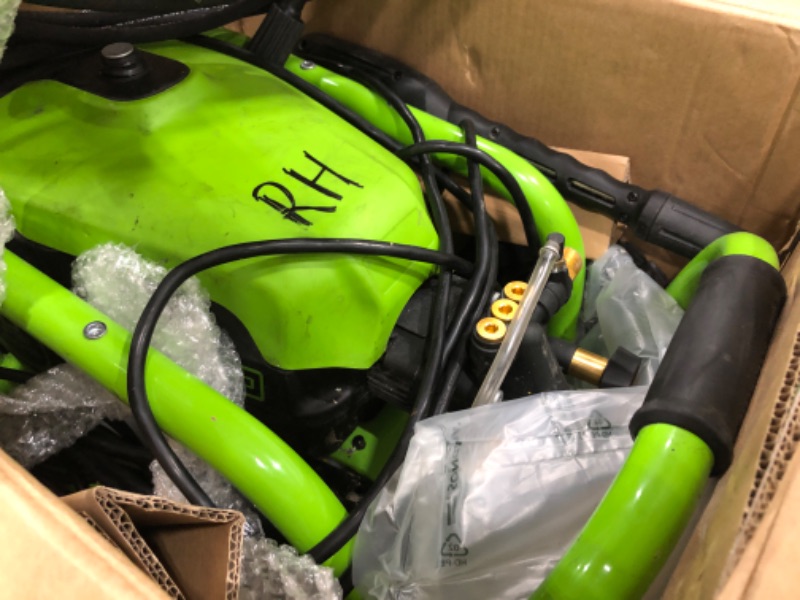 Photo 3 of ***PARTS ONLY*** Greenworks 3000PSI (14 Amp) Brushless Electric Pressure Washer GPW3001
