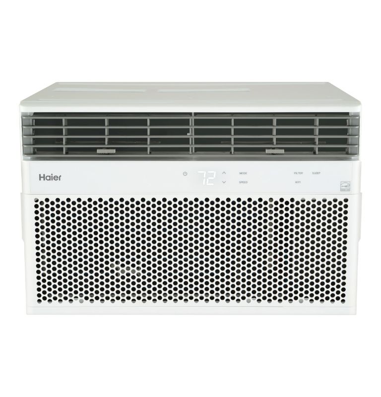 Photo 1 of Haier 8,000 BTU Smart Electronic Window Air Conditioner for Medium Rooms up to 350 sq. ft.
