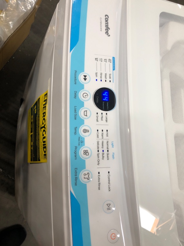 Photo 2 of COMFEE’ 1.6 Cu.ft Portable Washing Machine, 11lbs Capacity Fully Automatic Compact Washer 