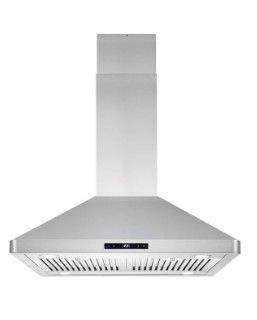 Photo 1 of 30" Stainless Steel Island Range Hood with Digital Touch Controls
