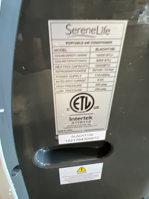 Photo 4 of Serene Life Portable Room Air Conditioner and Heater (10,000 BTU)