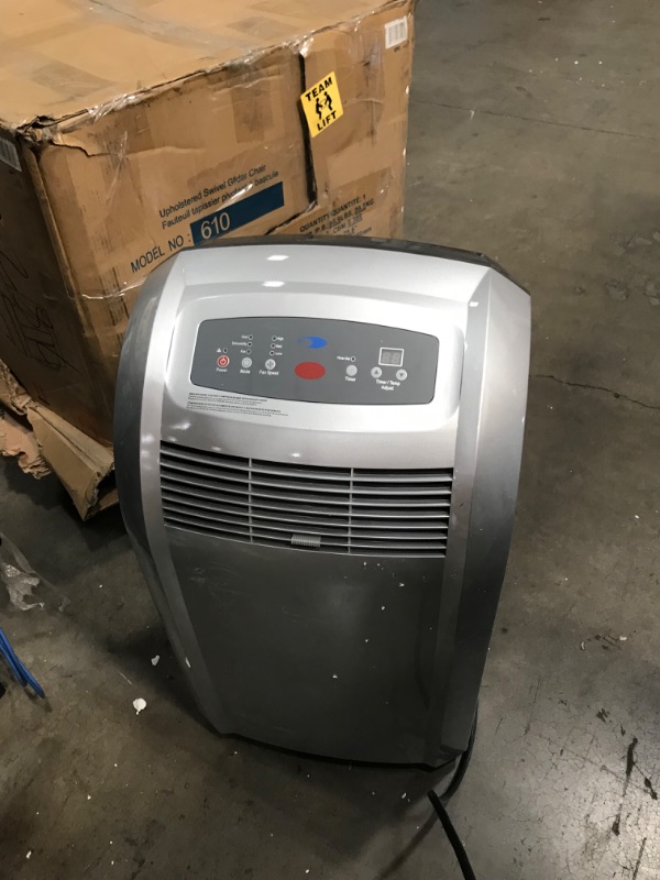 Photo 4 of ***PARTS ONLY*** Whynter ARC-12S 12,000 BTU Portable Air Conditioner, Dehumidifier, Fan with Activated Carbon Filter Plus Storage Bag for Rooms up to 400 sq ft, Platinum
