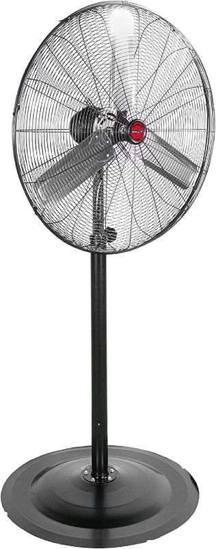 Photo 1 of OEMTOOLS OEM24885 30 Inch Oscillating Pedestal Fan, 9500 CFM Max. Industrial Fan, Adjustable Height Between 60 and 76 Inches, 6 Ft. UL Listed Cord
