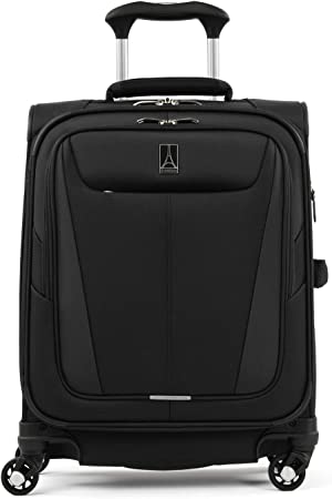 Photo 1 of Travelpro Maxlite 5 Softside Expandable Luggage with 4 Spinner Wheels, Lightweight Suitcase, Men and Women, International, Black, Carry-On 19-Inch
