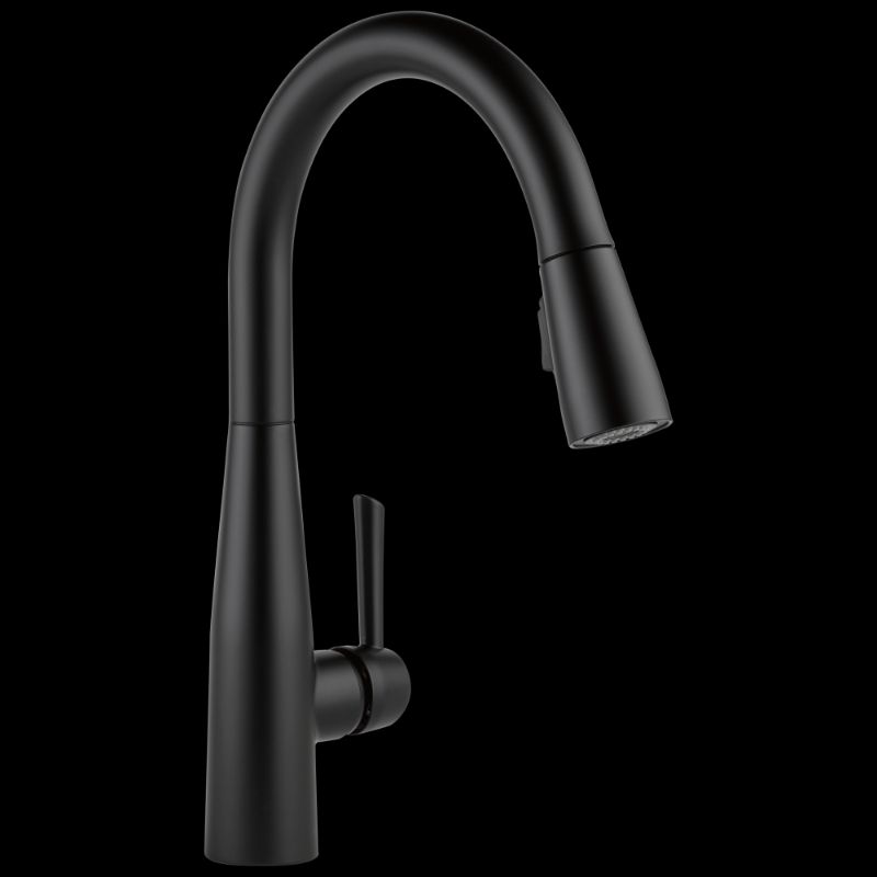 Photo 1 of 9113-BL-DST Essa Single Handle Pull-Down Kitchen Faucet - Matte Black
