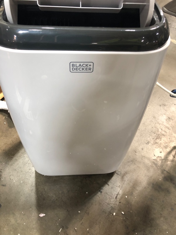 Photo 1 of BLACK+DECKER 10,000 BTU Portable Air Conditioner with Remote Control, White
