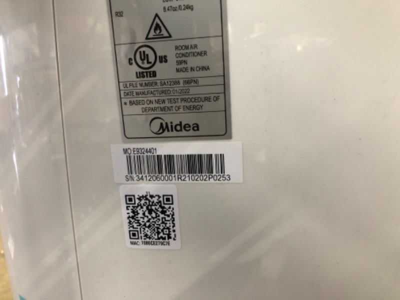 Photo 1 of Midea 10,000 BTU ASHRAE (5,800 BTU SACC) Portable Air Conditioner, Cools up to 200 Sq. Ft., Works as Dehumidifier & Fan, Control with Remote, Amazon...