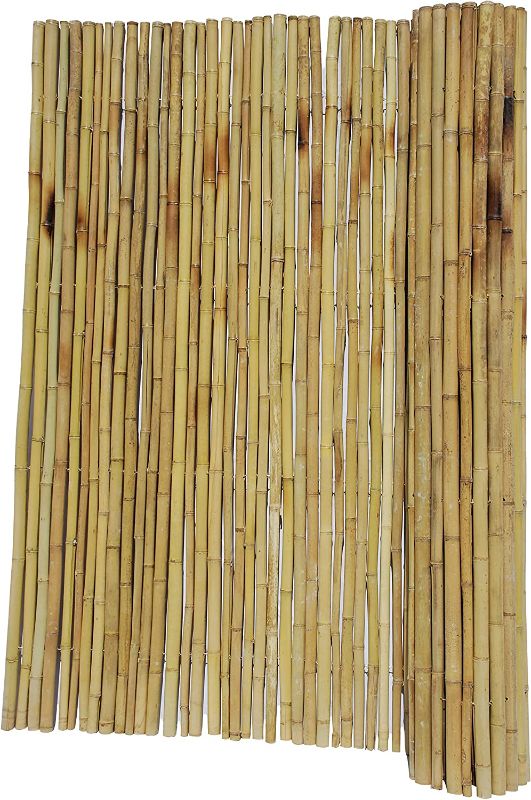 Photo 1 of amaZulu Inc. Bamboo Fence Roll | Bamboo Privacy Screen | Bamboo Fencing | Bamboo Wall | Bamboo Screen | Bamboo Garden Fence | Bamboo Privacy Fencing | Fencing for Yard (6ft x 8ft)
