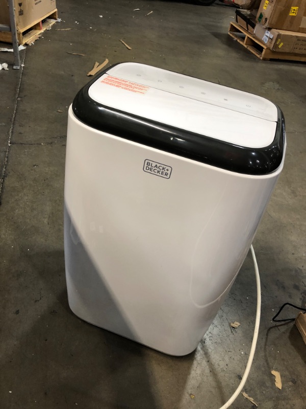 Photo 5 of BLACK+DECKER 14,000 BTU Portable Air Conditioner with Heat and Remote Control, White
