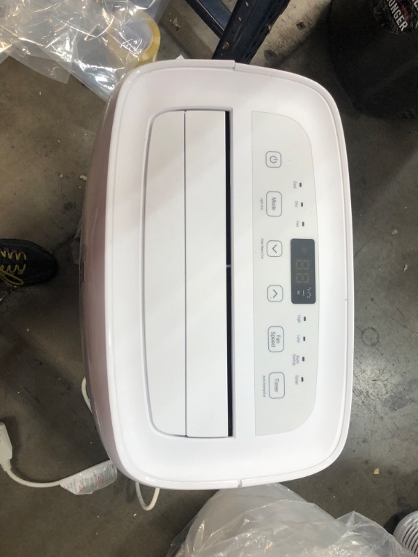 Photo 3 of *NONFUNCTIONAL* 6,000 BTU (DOE) 115-Volt Portable Air Conditioner with Dehumidifier Function and LCD Remote in White
