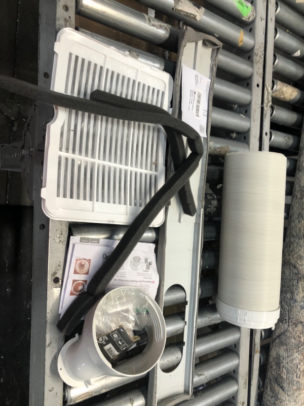 Photo 1 of *NONFUNCTIONAL* 6,000 BTU (DOE) 115-Volt Portable Air Conditioner with Dehumidifier Function and LCD Remote in White