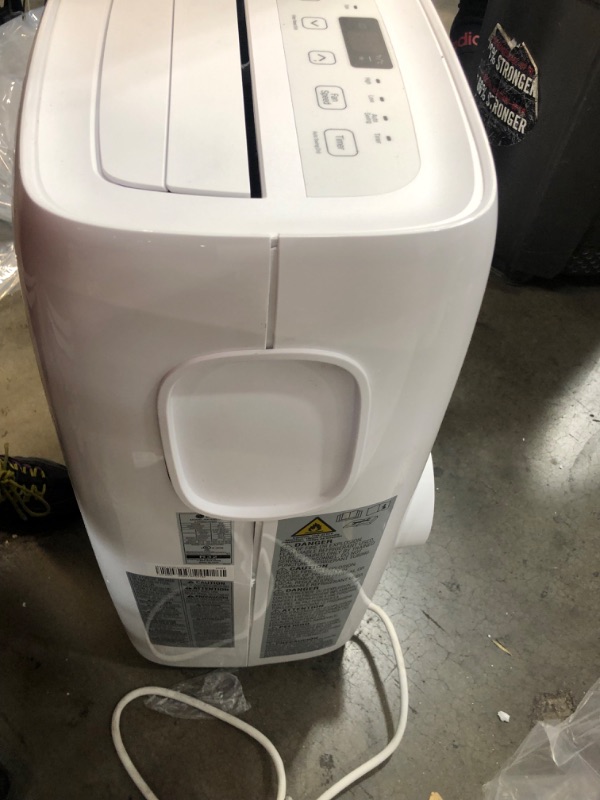 Photo 2 of *NONFUNCTIONAL* 6,000 BTU (DOE) 115-Volt Portable Air Conditioner with Dehumidifier Function and LCD Remote in White
