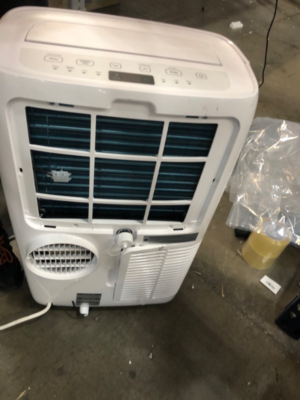 Photo 5 of *NONFUNCTIONAL* 6,000 BTU (DOE) 115-Volt Portable Air Conditioner with Dehumidifier Function and LCD Remote in White