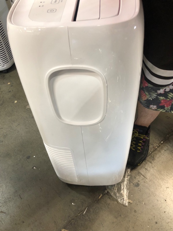 Photo 6 of *NONFUNCTIONAL* 6,000 BTU (DOE) 115-Volt Portable Air Conditioner with Dehumidifier Function and LCD Remote in White