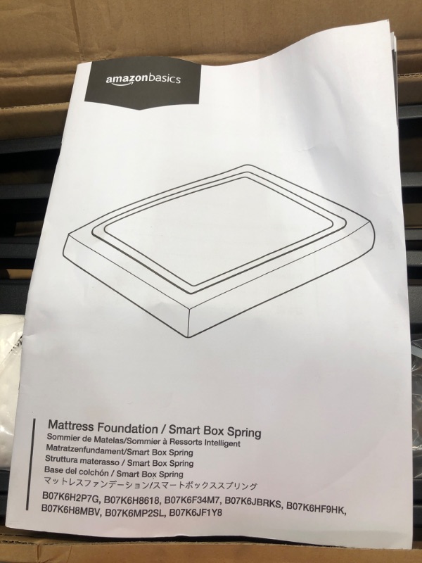 Photo 3 of Amazon Basics Smart Box Spring Bed Base
Size: King
