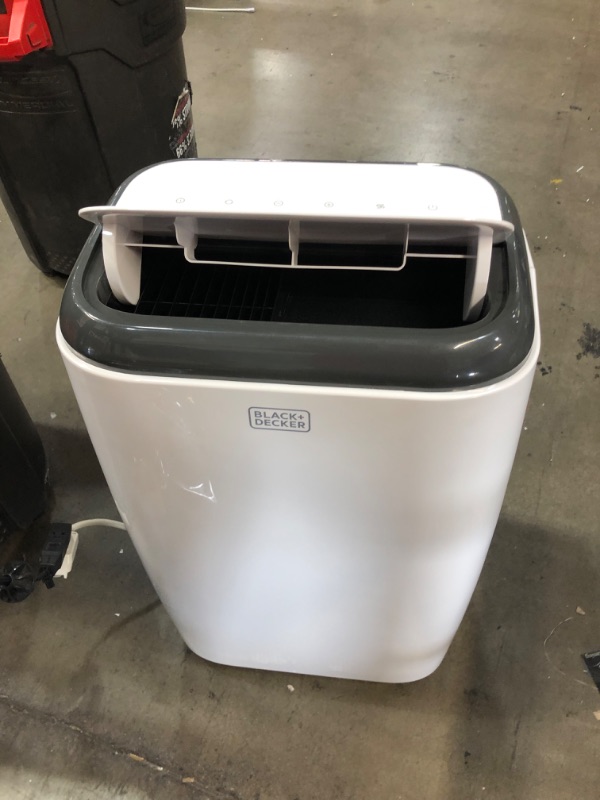 Photo 2 of 10,000 BTU; 6,000 BTU (SACC/CEC) Portable Air Conditioner with Double Motor, Dehumidifier and Remote, White