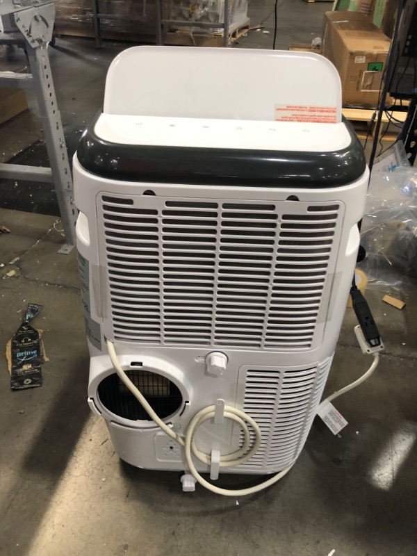 Photo 4 of 10,000 BTU; 6,000 BTU (SACC/CEC) Portable Air Conditioner with Double Motor, Dehumidifier and Remote, White