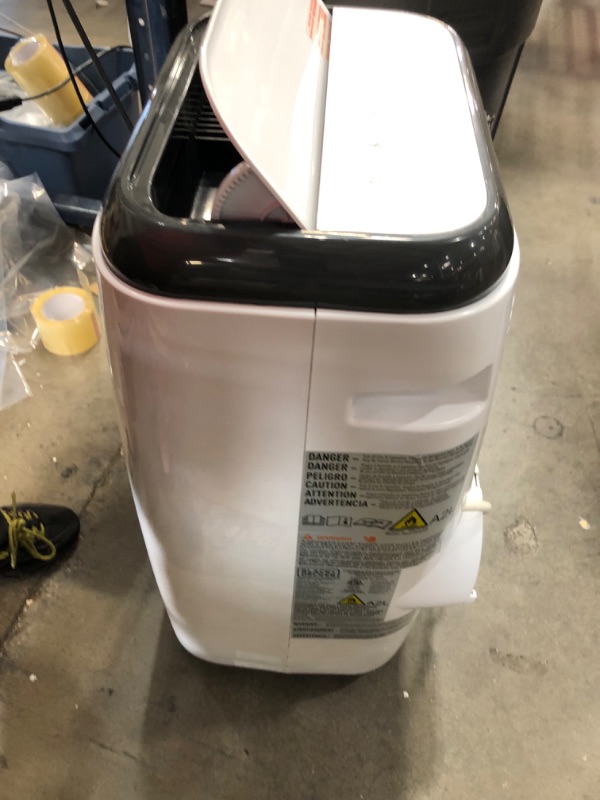 Photo 5 of 10,000 BTU; 6,000 BTU (SACC/CEC) Portable Air Conditioner with Double Motor, Dehumidifier and Remote, White