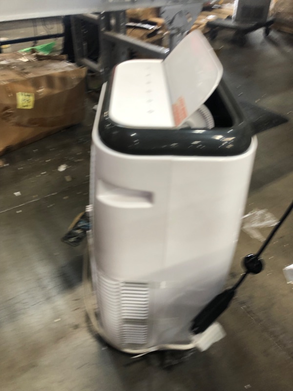 Photo 3 of 10,000 BTU; 6,000 BTU (SACC/CEC) Portable Air Conditioner with Double Motor, Dehumidifier and Remote, White