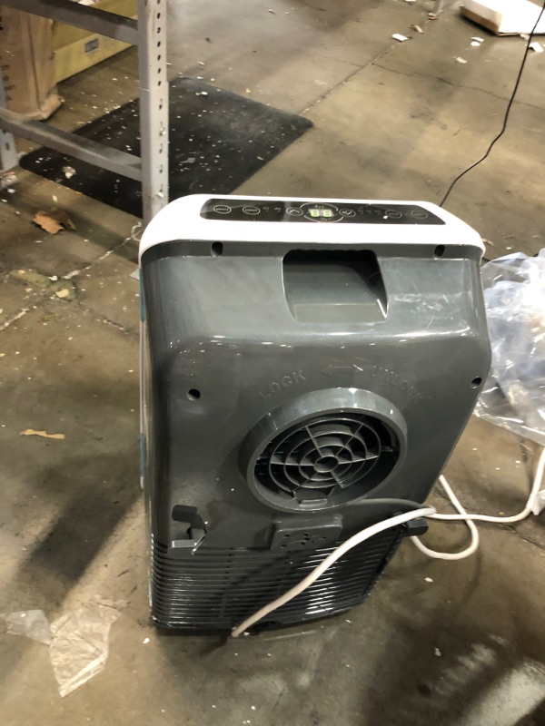 Photo 4 of *DOES NOT BLOW ANY AIR* Portable Electric Air Conditioner Unit - 900W 8000 BTU Power Plug In AC Cold Indoor Room Conditioning System w/ Cooler, Dehumidifier, Fan, Exhaust Hose, Window Seal, Wheels, Remote - SereneLife SLPAC8