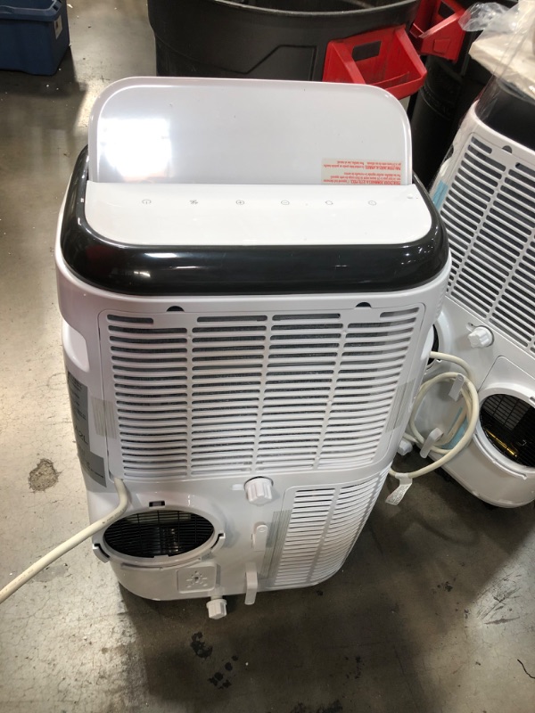 Photo 1 of 10,000 BTU; 6,000 BTU (SACC/CEC) Portable Air Conditioner with Double Motor, Dehumidifier and Remote, White