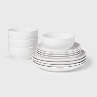 Photo 1 of 12pc Stoneware Westfield Dinnerware Set - Threshold™

