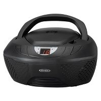 Photo 1 of TESTED POWEWRED ON***
JENSEN CD AM/FM Radio Boombox with LED display - Black (CD-475)

