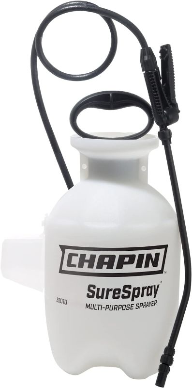 Photo 1 of 
Chapin International 023883200107 Chapin 20010 1-Gallon SureSpray Sprayer for Fertilizer, Herbicides and, 1 gal, Translucent
