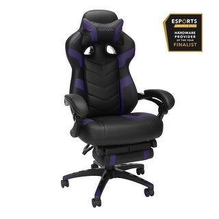 Photo 1 of ***INCOMPLETE*** RSP-110V2-PUR Reclining Gaming Chair with Footrest, Purple
