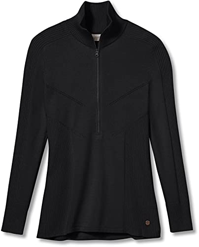 Photo 1 of Royal Robbins Ventour 1/2 Zip Sweater - Women's Jet Black Small
