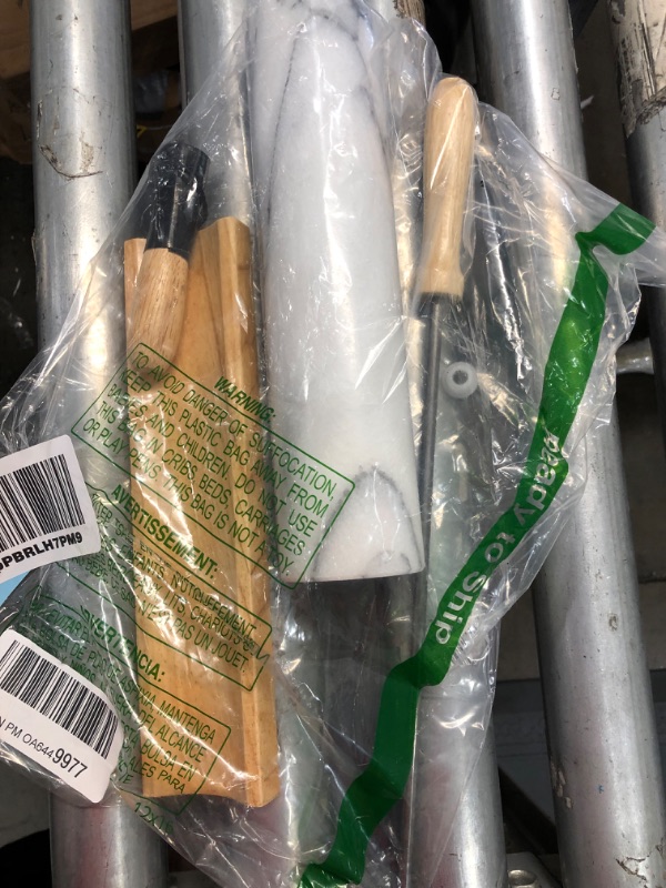 Photo 1 of Fox Run Rolling Pin - Marble - White