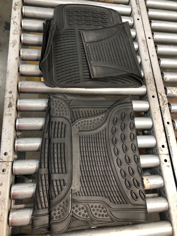 Photo 2 of BDK Original ProLiner 3 Piece Heavy Duty Front and Rear Rubber Floor Mats for Car SUV Van and Truck