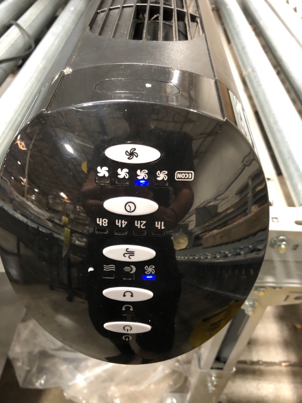 Photo 1 of Cascade 40" 4-Speed and 3 Unique Wind Modes Oscillating Tower Fan with Remote Control, Ultra-quiet Cooling Solution for your Home or Office
