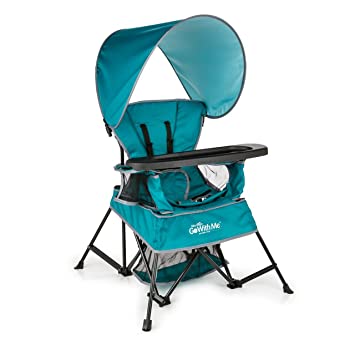 Photo 1 of Baby Delight Go with Me Venture Portable Chair, Indoor and Outdoor, Sun Canopy, 3 Child Growth Stages, Teal
