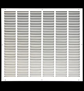 Photo 1 of 32" x 28" Return Air Grille - Sidewall and Ceiling - HVAC Vent Duct Cover Diffuser - [White] [Outer Dimensions: 33.75W x 29.75"h]