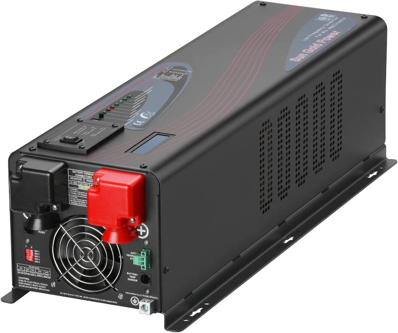 Photo 1 of 4000W Peak12000W 48V Pure Sine Wave Inverter Charger Split Phase 240V Input 120V 240V Output Low Frequency Solar Power Inverter Converter with LCD Display Manufactured by SunGoldPowerCo.,Ltd
