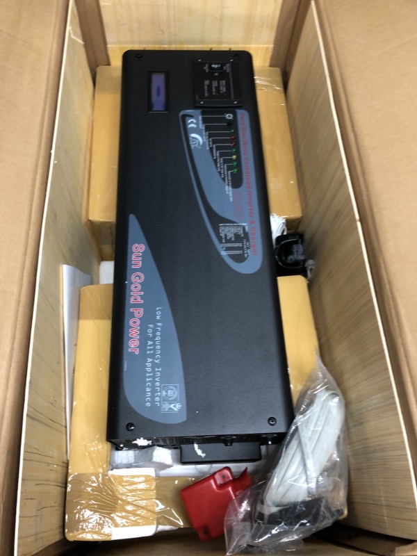 Photo 1 of 4000W Peak12000W 48V Pure Sine Wave Inverter Charger Split Phase 240V Input 120V 240V Output Low Frequency Solar Power Inverter Converter with LCD Display Manufactured by SunGoldPowerCo.,Ltd
