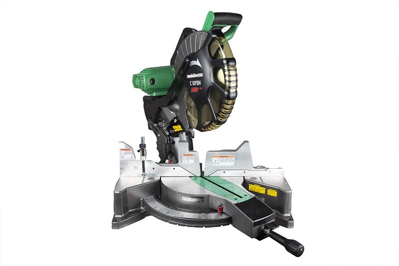 Photo 1 of **PARTS ONLY NON-FUNCTIONAL**
Metabo HPT 12-Inch Compound Miter Saw, Laser Marker System, Double Bevel, 15-Amp Motor, Tall Pivoting Aluminum Fence, 5 Year Warranty (C12FDHS)
