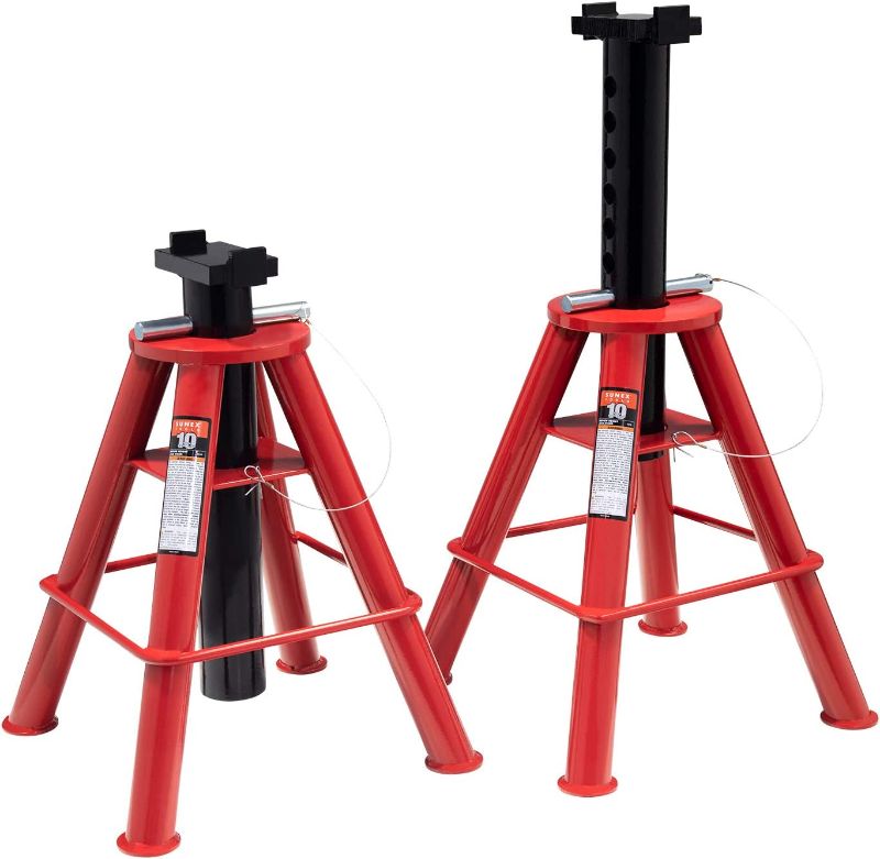 Photo 1 of **incomplete**see comments**
Sunex 1310 10-Ton Medium Height Pin Type Jack Stands, Pair

