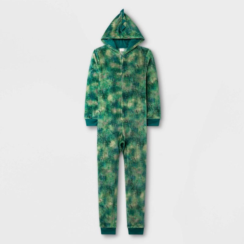 Photo 1 of Boys' Hooded Banket Seeper Pajama Jumpsuit - Cat & Jack™ - Large 
