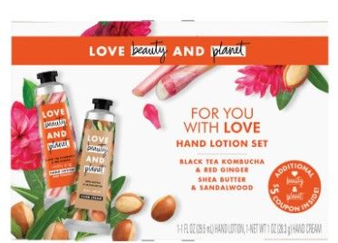 Photo 1 of 3 pack - Love Beauty and Planet Black Tea Kombucha and Red Ginger, Shea Butter and Sandalwood Hand Lotion Set - 1oz/2ct

