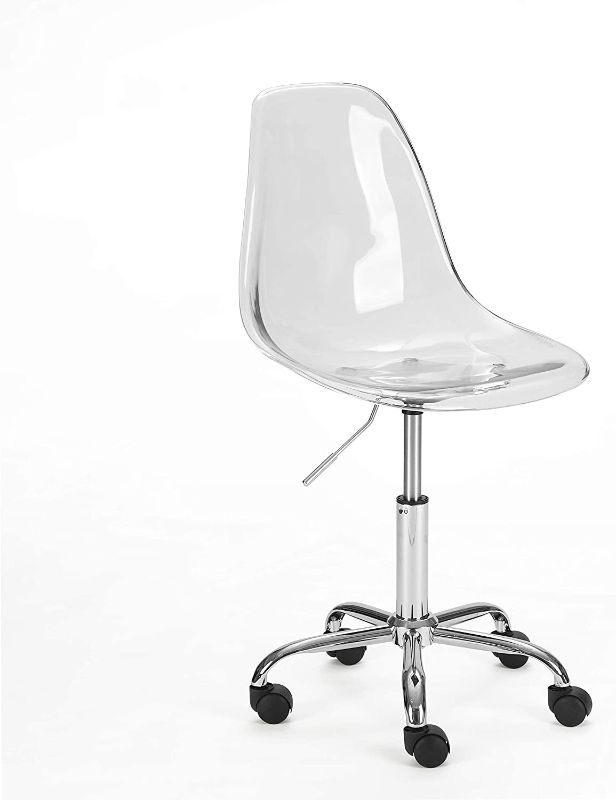 Photo 1 of  Acrylic Rolling Chair, Clear