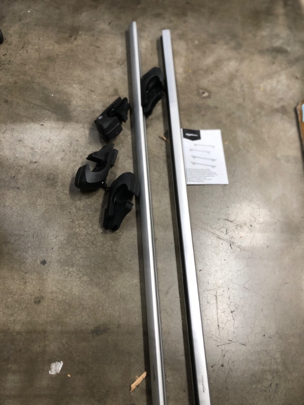 Photo 2 of ***PARTS ONLY*** Amazon Basics Universal Cross Rail Roof Rack - 52 inches (Pack of 2)
