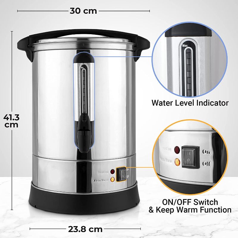 Photo 1 of  Premium 50 Cup Commercial  Automatic Hot Water Dispenser - Ideal for Large Crowds - Perfect for Any Occasion